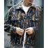 Printed Denim Loose Large Size Casual Jacket P0422