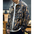 Printed Denim Loose Large Size Casual Jacket P0422