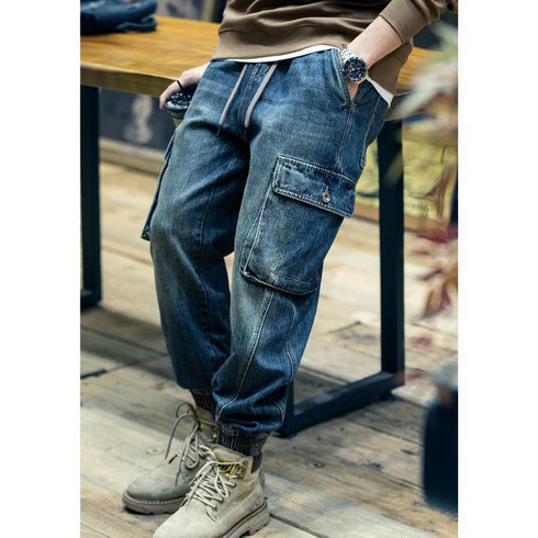 【OUTLET/即納】Vintage Wash Cargo Jeans P0411