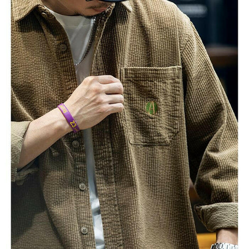 【OUTLET/即納】ワッフルテクスチャーロングシャツ P0436
