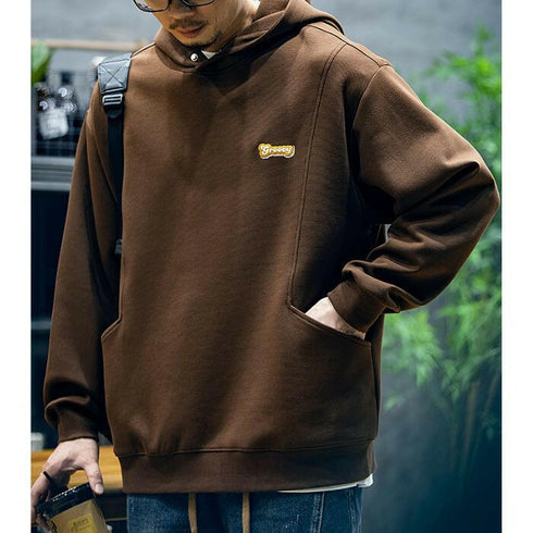 Loose Big Size American Long-Sleeved Hoodie P0443