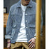 【OUTLET/即納】ヒッコリーストライプワークジャケット P0458