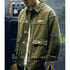 Cotton Loose Tide Big Size Trend Lapel Casual Jacket P0462