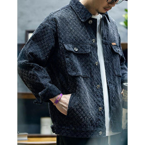 American Cowboy Big Size Loose Jacket P0472