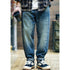 Broken Hole Jeans Loose Tapered Casual Pants P0471