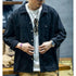 【OUTLET/即納】Cotton Long-sleeved Loose Casual Shirt P0523
