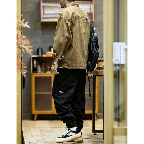 Cotton Loose Multi-pocket Jacket P0502