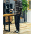 Cotton Long-sleeved Loose Plaid Shirt P0525