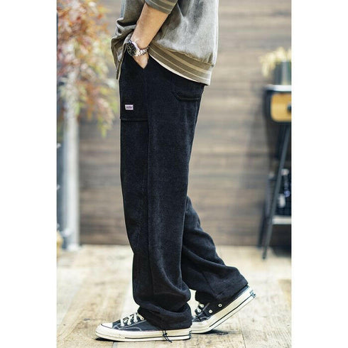 【OUTLET/即納】リブテクスチャーソフトパンツ P0544