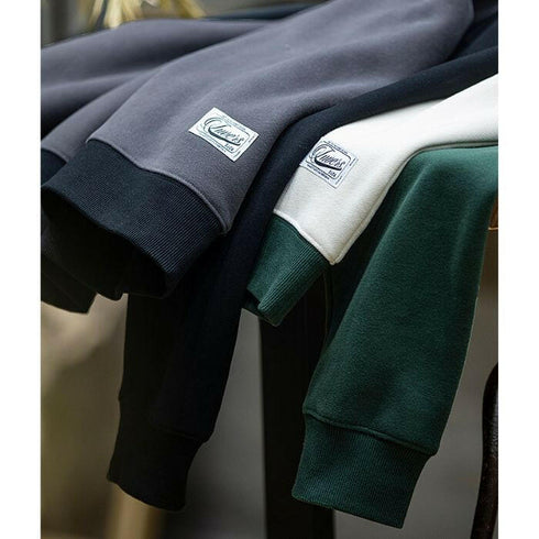 Padded Loose Round Neck Sweatshirt P0548