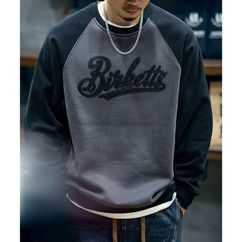 Padded Loose Round Neck Sweatshirt P0548