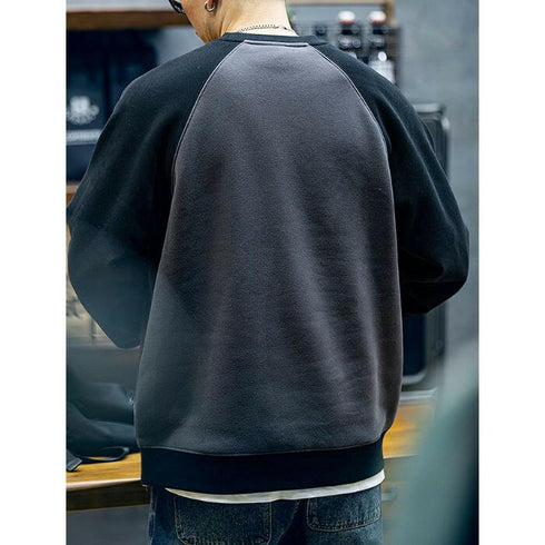 Padded Loose Round Neck Sweatshirt P0548