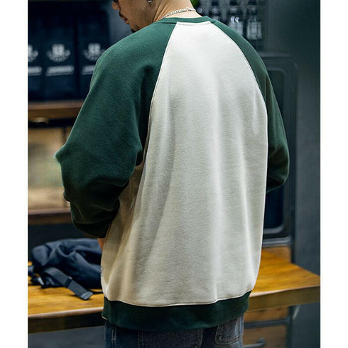 Padded Loose Round Neck Sweatshirt P0548