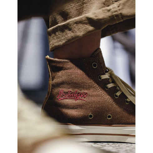 Corduroy High-Top Casual Shoes P0567