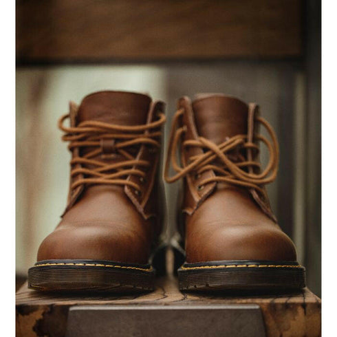 American Brown Leather Boots P0569