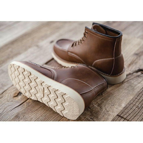 Mid-top British Style Leather Boots P0574