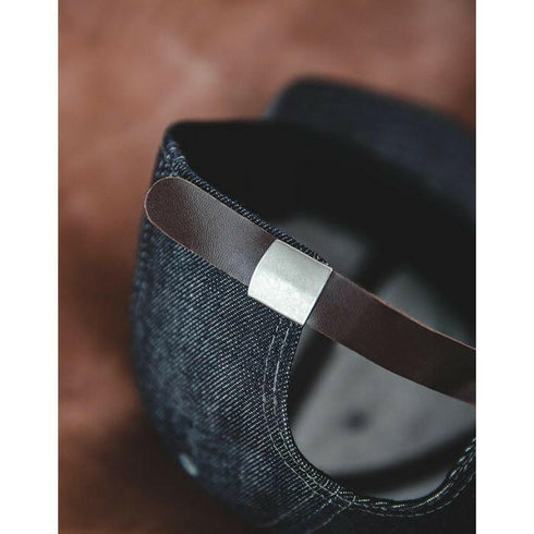 Denim Short Brimmed Cap P0582