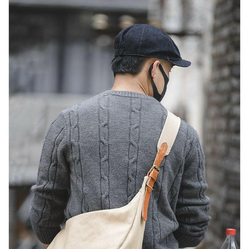 British Denim Newsboy Cap P0583