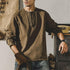 【OUTLET】ヴィンテージテイストヘンリーネックロンT P0630