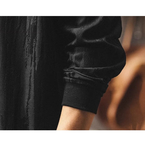 Natural Uneven Long Sleeve T-shirt P1949