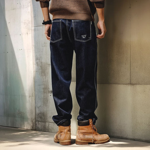 【OUTLET/即納】クラシックワークストレートデニムパンツ P0798