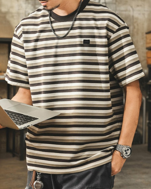 Classic Border Short Sleeve T-shirt P1445