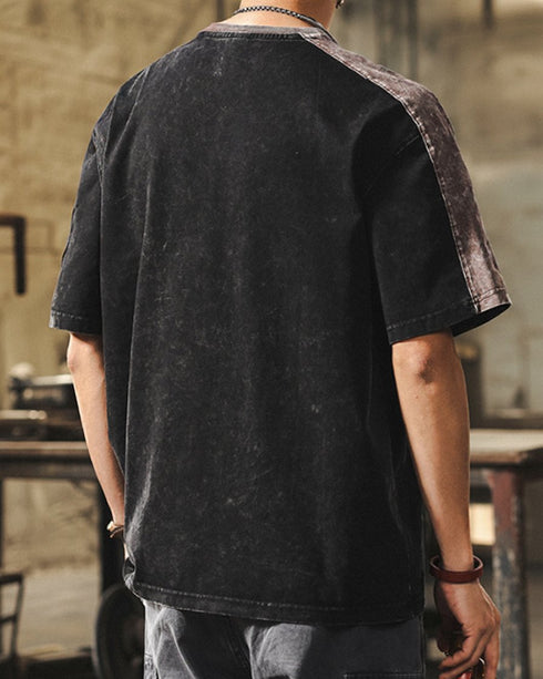 Shadow Print Relaxed Short Sleeve T-Shirt P1442