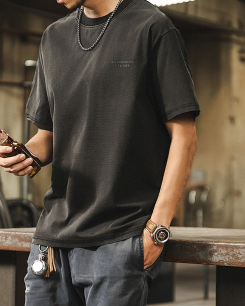 Fade Logo Street Design Short Sleeve T-Shirt P1396