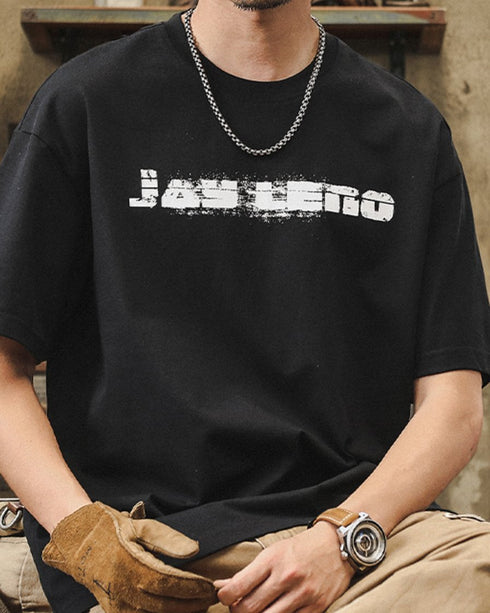 Rough Edge Style Short Sleeve T-shirt P1424