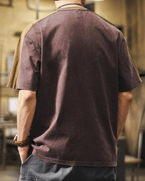 Shadow Print Relaxed Short Sleeve T-Shirt P1442