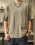 Tone Balanced Two Tone Pocket Short Sleeve T-shirt P1431