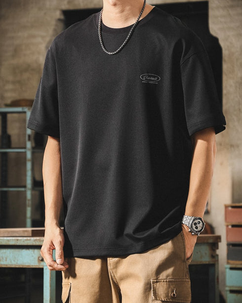 Industrial Typography Back Print T-shirt P1420