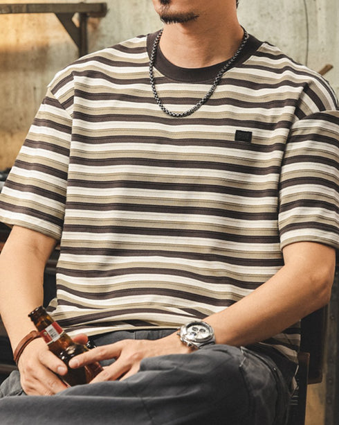 Classic Border Short Sleeve T-shirt P1445