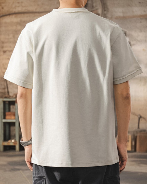 ワークディテール サークルロゴ 半袖Tシャツ P1408