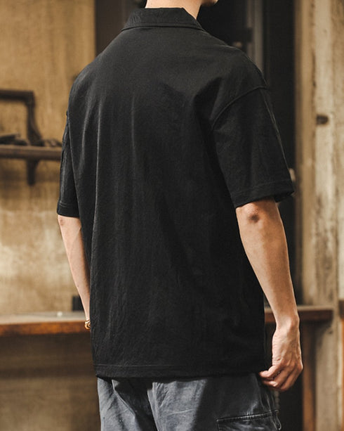 Technical Line Detail Polo Shirt P1428