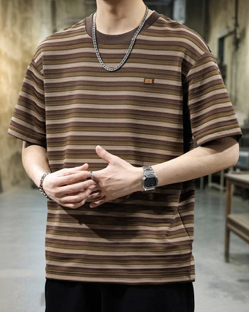 Classic Border Short Sleeve T-shirt P1445