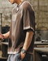 ウォッシュドフェードグラフィック半袖Tシャツ P1434