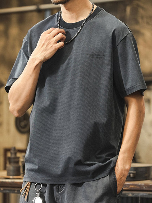 Fade Logo Street Design Short Sleeve T-Shirt P1396