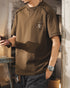 ワークディテール サークルロゴ 半袖Tシャツ P1408