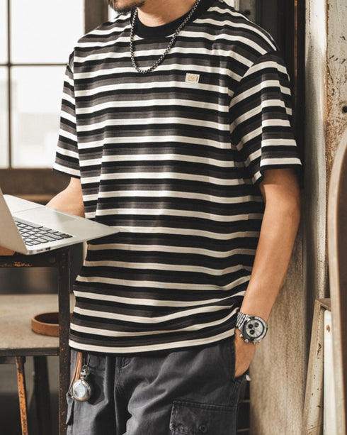 Classic Border Short Sleeve T-shirt P1445