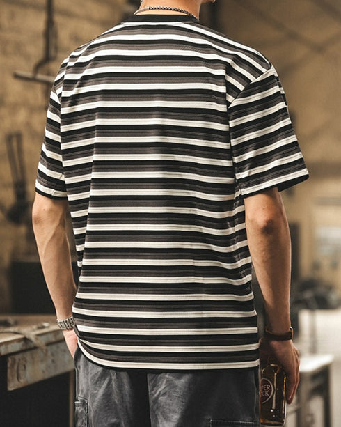 Classic Border Short Sleeve T-shirt P1445