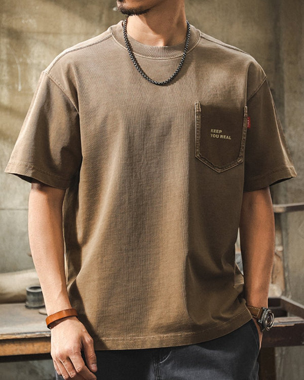 Casual Accent Detail Short Sleeve T-Shirt P1400