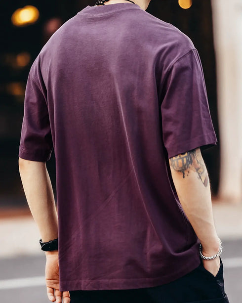 Typography Point Minimal Short Sleeve T-Shirt P1342