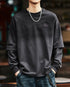 Double Layered Casual Logo Long Sleeve T-Shirt P1343