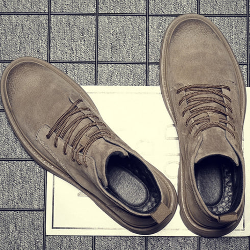 Mid-top Retro Work Boots P1037