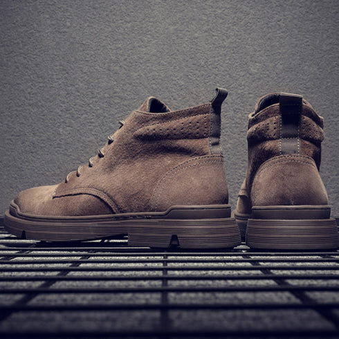 Mid-top Retro Work Boots P1037