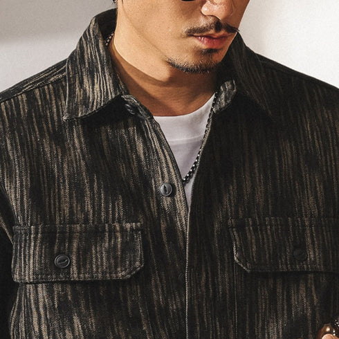 Retro Texture Utility Shirt P1831