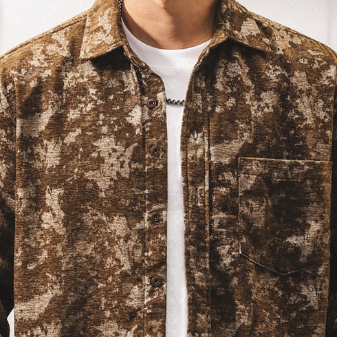 Vintage Camo Work Style Shirt P1834