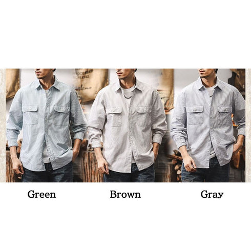 Oxford Striped Shirt P1244