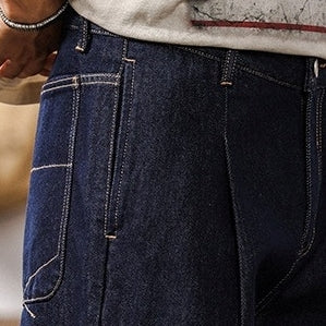 コントラストステッチデニムパンツ P2273